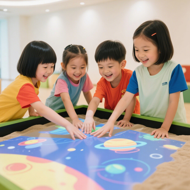 ChariotTech Interactive Sandbox Projection Kids Games Environment protection Indoor Playground