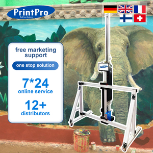 PrintPro Robot Imprimante Murale Usine Ventes Directes Extérieur Fond Mur Imprimante 5D Haute Définition Mur Imprimante Uv 3d - Product Image 1