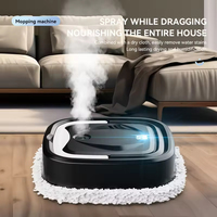 Robot Aspirateur Laveur Intelligent Humide et Sec Amélioré, Prise UE, pour Hôtels, Nettoyage Automatique, Recharge USB/Batterie