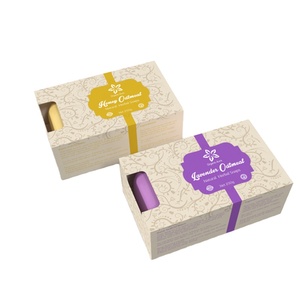High quality fancy color printed recyclable soap paper packing box