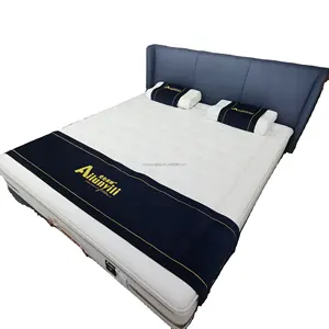 AilunyiliKing AUSSIE HCL cheap mattress stores near me 5 zone fleece topper bed hotel pocket spring mattress in box mattress