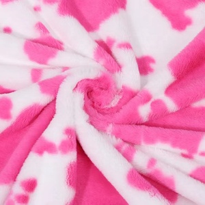 Vente en gros couverture en flanelle imprimée double face impression vache occidentale aztèque plaine double face pour l'hiver personnalisation privée - Product Image 2