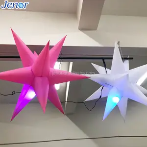 Treo Inflatable Đảng Trang Trí Inflatable Star Với Led Thay Đổi Ánh Sáng Và Blower