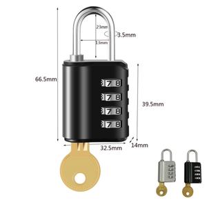 <span class=keywords><strong>Candado</strong></span> <span class=keywords><strong>de</strong></span> Combinación <span class=keywords><strong>de</strong></span> Aleación <span class=keywords><strong>de</strong></span> Zinc <span class=keywords><strong>de</strong></span> 25 mm con Llave Maestra para Gimnasio, <span class=keywords><strong>Precio</strong></span> <span class=keywords><strong>de</strong></span> Fábrica - Product Image 2