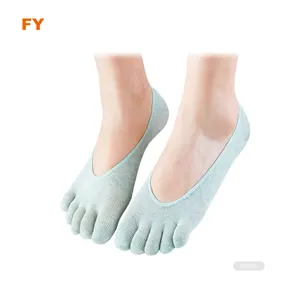 Zjfy-meias g0008 sox, meias femininas de algodão com 5 dedos