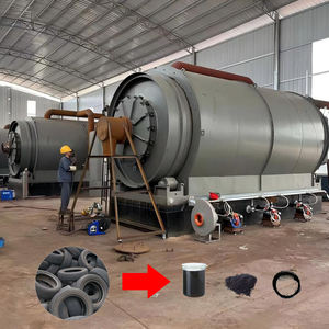 Planta de pirólisis de alta productividad de bajo precio para neumáticos Reciclaje de plásticos Máquina de gasolina de plástico Motor/Motor 1-300 Ton/día - Product Image 5