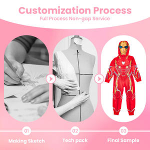 Disfraz de Iron Man para Niños, Mono de Lujo para Halloween, Carnaval, Fiestas, Televisión, Poliéster, Suministro Directo de Fábrica - Product Image 2