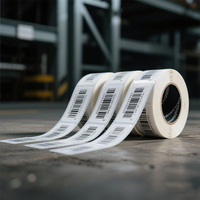 Étiquettes de marque blanches permanentes Stock de lettres avec autocollant Air Little Tires Étiquettes de sport vulcanisées vierges Papier autocollant de pneu blanc