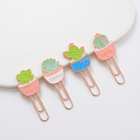 Clips de Papel Metálicos Personalizados al por Mayor, Clips Decorativos Personalizados para Oficina y Escuela, Logotipo Personalizado, Directo de Fábrica