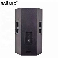 Speaker Aktif Profesional OEM Factory SRX715-F 15 Inch 600W 2 Saluran Kayu Plastik 60Hz-18KHz Garansi 1 Tahun Hitam