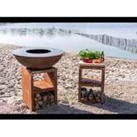 Brasero Barbecue d'Extérieur en Acier Corten