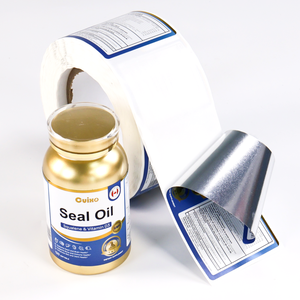 Etiquetas de Vinilo Personalizadas de Fábrica para Nutracéuticos, Resistentes a los Rayos UV, Impermeables, Resistentes al Aceite, Grado Alimenticio, Certificación ISO 9001, Guangdong - Product Image 2