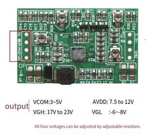 <span class=keywords><strong>CA</strong></span>-408, <span class=keywords><strong>CA</strong></span>-508 LCD ekran, TCON kartı, VGL, VGH, VCOM, AVDD dört kanallı ayarlanabilir yükseltme voltajı modülü - Product Image 4