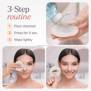 Khăn Tẩy Trang Có Thể Tái Sử Dụng In Logo Tùy Chỉnh, Khăn Bông Mềm Mại, Khăn Tẩy Trang Có Thể Giặt Được, Khăn Làm Sạch Da Mặt Thân Thiện Với Môi Trường - Product Image 4