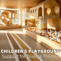 Equipo de juegos infantiles para interiores Role Play City con pista de carretera en miniatura, coches montables y tiendas para proyectos comerciales de parques de atracciones familiares (FEC)
