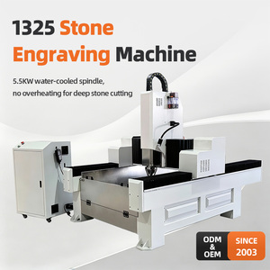 Routeur CNC à tête unique à <span class=keywords><strong>prix</strong></span> compétitif pour la gravure et la sculpture de pierres tombales en marbre, commande DSP - Product Image 1