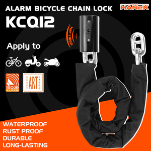 <span class=keywords><strong>Antivol</strong></span> pour vélo électrique avec alarme, chaîne de sécurité robuste en acier pour vélo et trottinette électrique - Product Image 4