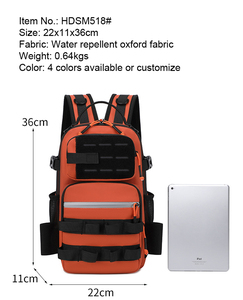 Outdoor tactical camouflage <b>backpack</b> multi-functional pole fishing large capacity lure bag large capacity travel <b>backpack</b> bag - Product Image 2