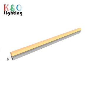 recessed led linear led linear light fixture 24V IP65 dmx rgb tube outdoor for building lighting