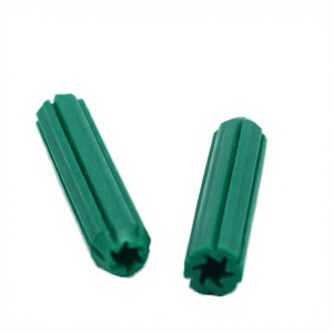 Wall Plug Green 7x50mm Box 500 PE Sleeve Anchor 30kg Capacity 5000lb Shear Strength - Product Image 2