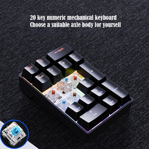 Produtos de alta qualidade F20 <span class=keywords><strong>Rgb</strong></span> Backlit Teclado Numérico Mini Numpad Para Laptop Pc Com Fio Mini Numpad - Product Image 5