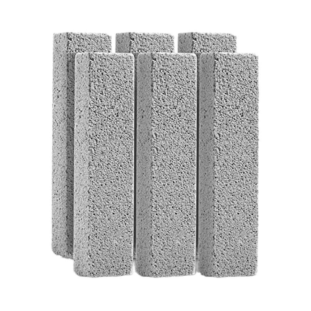 Gray Pumice Stone for Scouring Stick Toilet Bowl Cleaning Tool Bathroom Kitchen Sink Grill Removes Hard Water Calcium · image 1