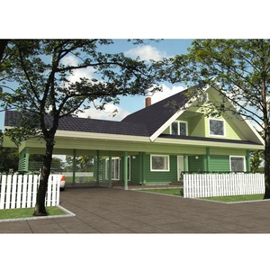 Maison préfabriquée populaire <span class=keywords><strong>en</strong></span> <span class=keywords><strong>bois</strong></span> bien conçue avec <span class=keywords><strong>garage</strong></span> - Product Image 3