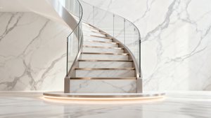 Băng đá trắng Bảng điều khiển | độ bóng cao kết cấu ngọc | tùy chỉnh đảo biệt thự - Product Image 5