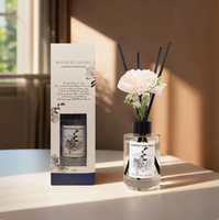 Diffuseur de parfum d'intérieur de luxe Lovsens avec bâtonnets en rotin, ornement décoratif et désodorisant