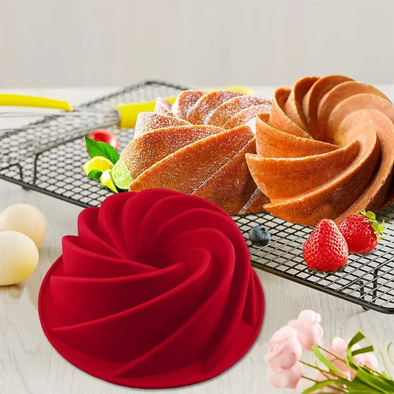 Bakken Non-stick Herbruikbare Bakvormen Bundt Cake Pan Buis Cake Mallen