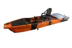 Kayak <span class=keywords><strong>de</strong></span> pêche électrique à pédales <span class=keywords><strong>Viking</strong></span> 12,66 pieds, 1 personne, en HDPE, avec porte-canne pivotant, <span class=keywords><strong>bateau</strong></span> mains libres pour la pêche en mer - Product Image 5