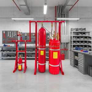 ระบบดับเพลิง <span class=keywords><strong>FM200</strong></span> สแตนเลส สีแดง ระบบดับเพลิงแบบใช้แก๊ส ปรับแต่งได้ ป้องกันหลายโซน 120 ลิตร - Product Image 4