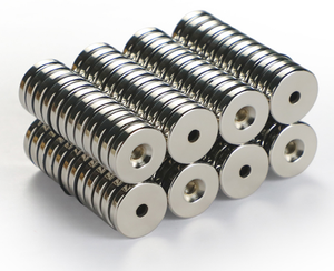 Industrial N35 <b>N52</b> Neodymium <b>Magnet</b> Disc Super Strong Round with Hole Welding/Cutting Processing Service for Application - Product Image 1