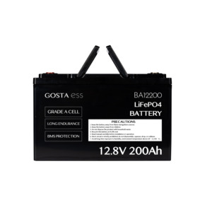 แบตเตอรี่ลิเธียมไอออนทรงปริซึม AA51014 GOSTA BA12200 36V/18V 5.0Ah สำหรับรถจักรยานยนต์ สกู๊ตเตอร์ 12V 200AH EV - Product Image 4