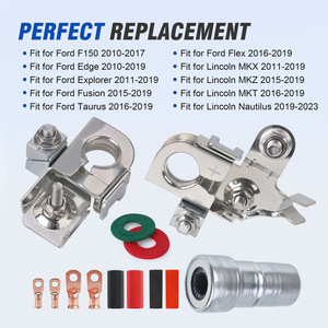 Battery <b>Terminal</b> Kit 926-879 BT4Z-14450-AA For Ford F150 2010-2017 Copper Alloy Stainless Steel Screw <b>Terminals</b> - Product Image 4