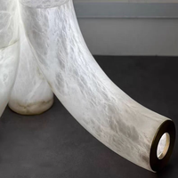 Lampadaire en albâtre moderne nordique laiton luxueux trois cylindres en marbre pour hôtel cuisine salon