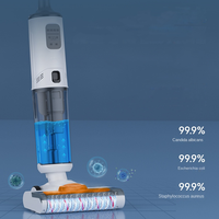 Machine tout-en-un à aspiration autonettoyante à voix intelligente pour la maison, épurateur de sol électrique sans fil