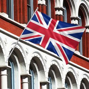 High Quality Custom 3x5 Union Jack <b>Flags</b> Pennant Style Digital Printing Polyester Cloth Anti-Wrinkle Aluminum Flagpole Direct - Product Image 3