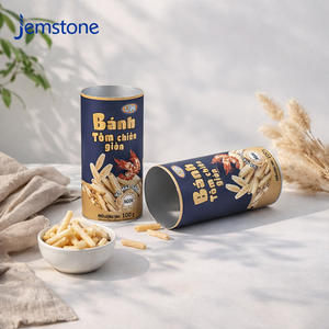 Boîte cylindrique hermétique personnalisée avec logo, emballage pour chips, en-cas, tube en carton alimentaire, emballage en papier pour poudre de protéines - Product Image 2