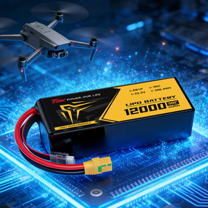 卸売 12Ah 22.2V LiPOバッテリー リチウムバッテリーパック 6S 貨物ドローン 農業散布用UAV マルチローター用 - Product Image 1