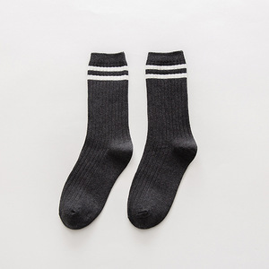 Custom Logo Striped Crew <strong>Socks</strong> Retro Cute Long Tube Crew <strong>Socks</strong> for Women and Girl - Product Image 4