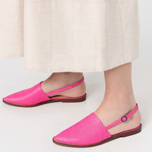 Super Big Size 54 Women's <b>Flat</b> Slides Braided Upper <b>Pointed</b> <b>Toe</b> Slippers Wide Fit Back Strap Unisex Beach Causal Shoes - Product Image 2