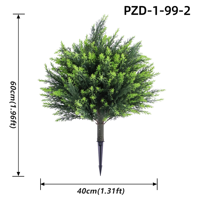En gros, arbres artificiels, arbustes, topiaires, gazon artificiel à piquer au sol, pour mariages, écologiques, résistants aux UV, pour aménagement paysager extérieur commercial