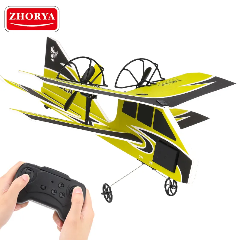 Zhorya 2.4Ghz Rc طائرة شراعية في الهواء الطلق راديو التحكم التحكم الكهربائية Rc طائرة نموذجية