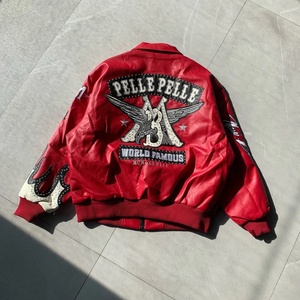 Produttore Diretto di Giacche Bomber 2026, Giacca Vintage da Uomo con Strass, Streetwear Personalizzato con Effetto Invecchiato - Product Image 1