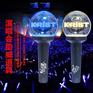 Krist Concert Glow Sticks <b>Led</b> Light Bulbs Manual Button <b>Battery</b> Powered Cheer Props For Events And Parties - Product Image 1