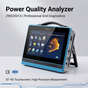 Analizador de Calidad de Energía Electrónica Trifásico Multicanal ZWDZ501A, Osciloscopio en Tiempo Real, Alta Precisión, Evaluación de THD de 2-64 Interarmónicos - Product Image 1