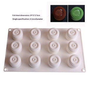Cylindrical Mousse <b>Silicone</b> Mold <b>Baking</b> DIY Chocolate Mold Sandwich Cake Oven Safe <b>Baking</b> Tool Food Grade Non Stick Reusable - Product Image 2
