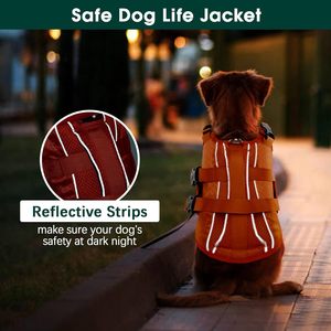 <span class=keywords><strong>Gilet</strong></span> de sauvetage pour chien pour chiens de petite/moyenne/grande taille, <span class=keywords><strong>gilet</strong></span> de sauvetage pour animaux de compagnie pour la natation et les activités de plein air - Product Image 5