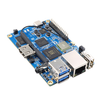 Orange Pi 3 LTS 2GB 8GB EMMC Flash, Chip Quan Zhi H6, Placa de Desarrollo AW859A, Programación STEM, Compatible con Android 9.0, Ubuntu, Debian